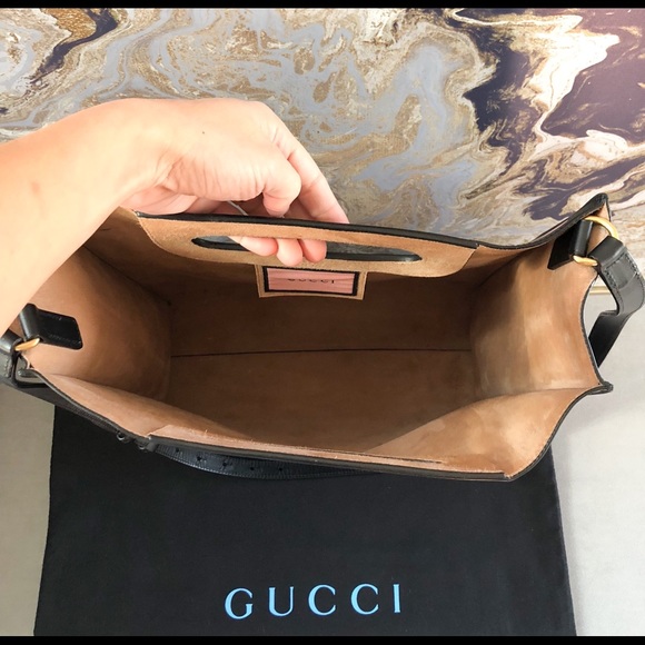 Gucci GucciGhost XL Large Calfskin Leather Tote - Picture 6 of 8